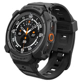 Spigen Samsung Galaxy Watch Ultra 2 47mm Armband och Skal Rugged Armor Pro Matte Black