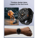 Spigen Samsung Galaxy Watch Ultra 2 47mm Armband och Skal Rugged Armor Pro Matte Black