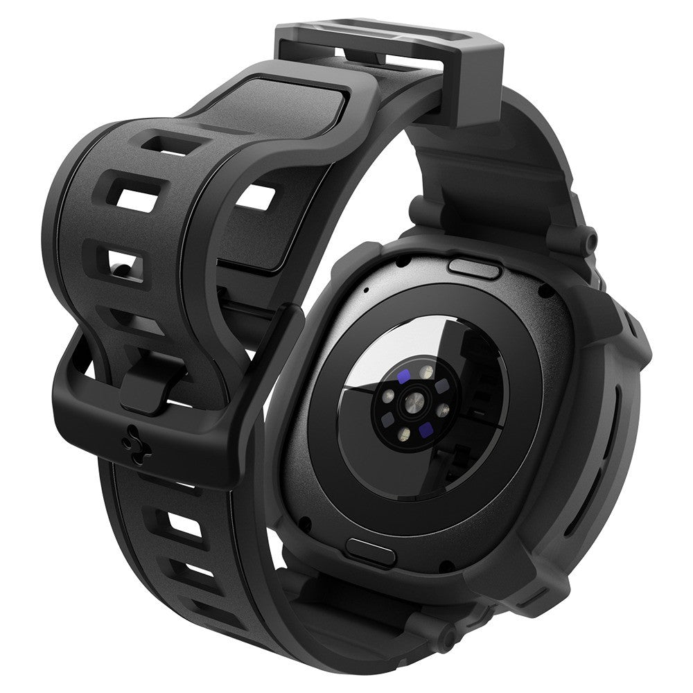 Spigen Samsung Galaxy Watch Ultra 2 47mm Armband och Skal Rugged Armor Pro Matte Black