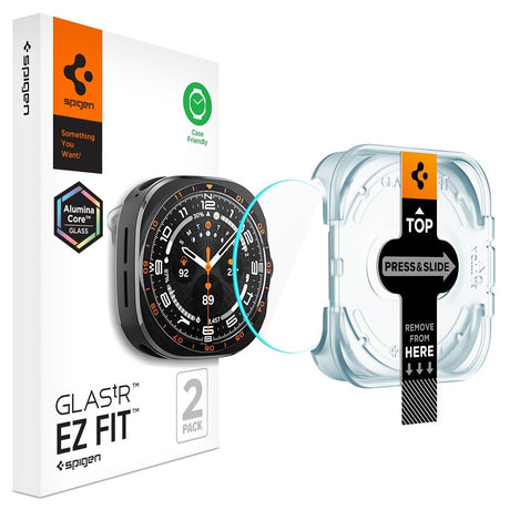 Spigen Samsung Galaxy Watch Ultra 2 47mm Skærmbeskytter GLAS.tR EZ Fit 2-pak