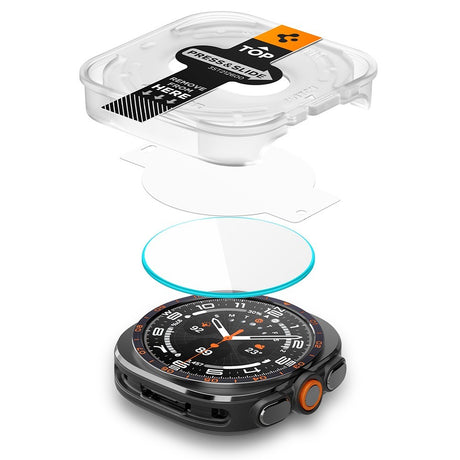 Spigen Samsung Galaxy Watch Ultra 2 47mm Skærmbeskytter GLAS.tR EZ Fit 2-pak