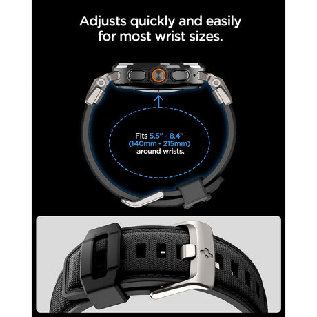 Spigen Samsung Galaxy Watch Ultra 47mm Armband DuraPro Armor Svart