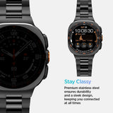 Spigen Samsung Galaxy Watch Ultra 47mm Armband Modern Fit 316L Svart
