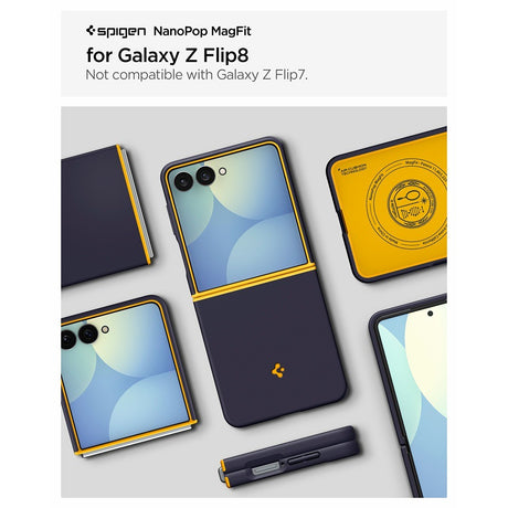 Spigen Samsung Galaxy Z Flip 8 Cover Nano Pop MagFit Blueberry Navy