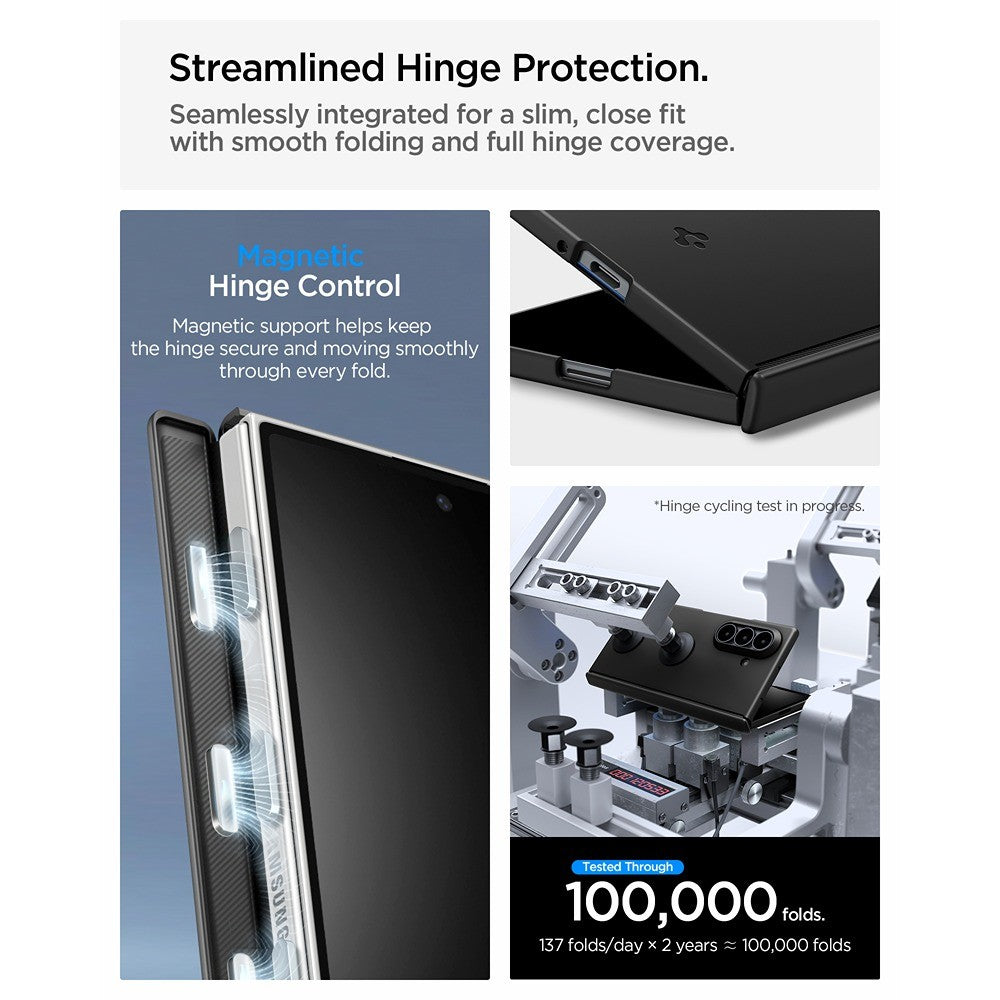 Spigen Samsung Galaxy Z Fold 8 Skal Air Fit Pro MagFit Svart