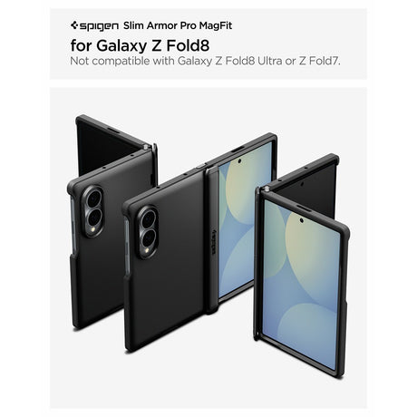 Spigen Samsung Galaxy Z Fold 8 Cover Slim Armor Pro MagFit Sort