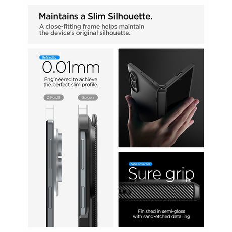 Spigen Samsung Galaxy Z Fold 8 Cover Slim Armor Pro MagFit Sort