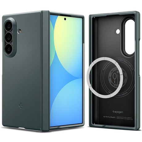 Spigen Samsung Galaxy Z Fold 8 Ultra Skal Air Fit Pro MagFit Abyss Green