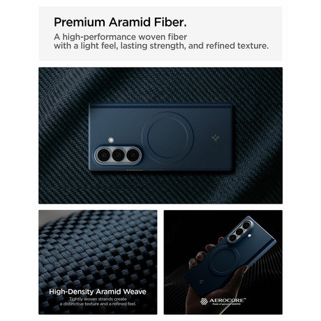 Spigen Samsung Galaxy Z Fold 8 Ultra Cover Air Skin Aramid MagFit Navy