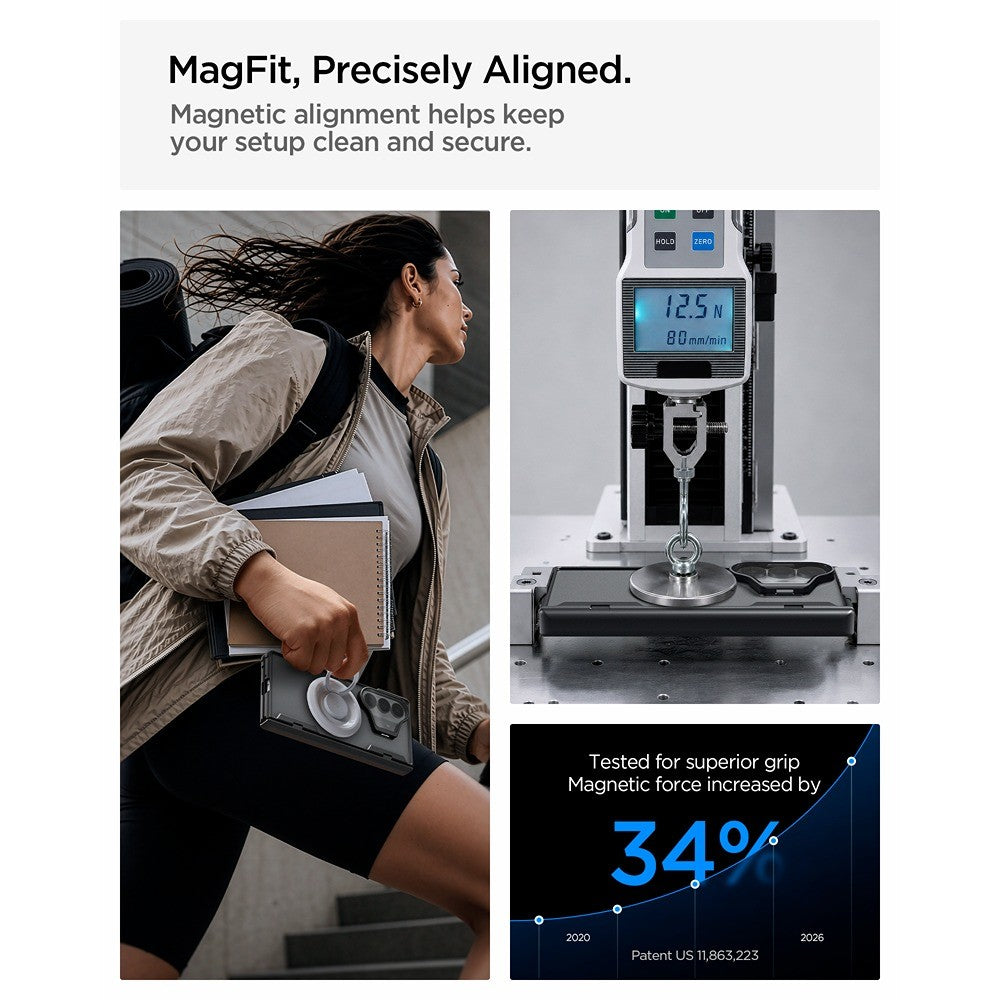 Spigen Samsung Galaxy Z Fold 8 Ultra Skal Optik Armor Pro MagFit Svart
