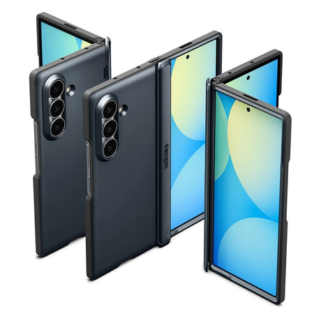 Spigen Samsung Galaxy Z Fold 8 Ultra Skal Slim Armor Pro MagFit Metal Slate