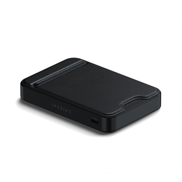 Satechi OntheGo Qi2 10K MagSafe-powerbank med stativ Sort