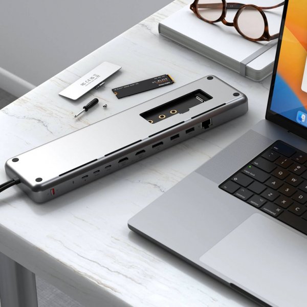 Satechi Dual Dock Stand Dockingstation NVMe SSD Enclosure