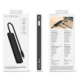Satechi 7-i-1 USB-C Slim Multiport Adapter med Ethernet Sort