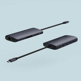 Satechi USB-C Multiport Adapter 8K med Ethernet V3 Midnight