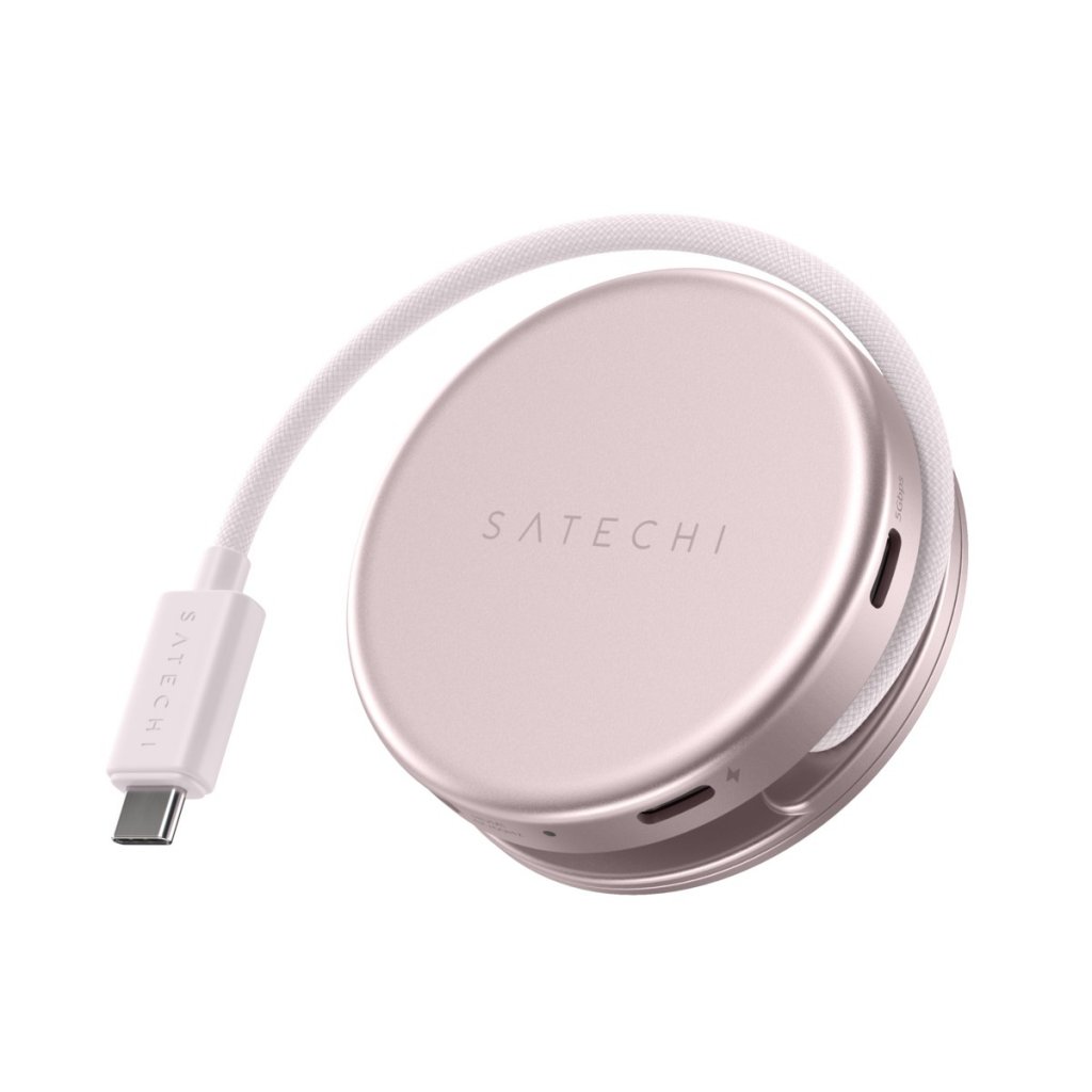 Satechi OntheGo 5-in-1 Multiport Adapter USB-hub Blush
