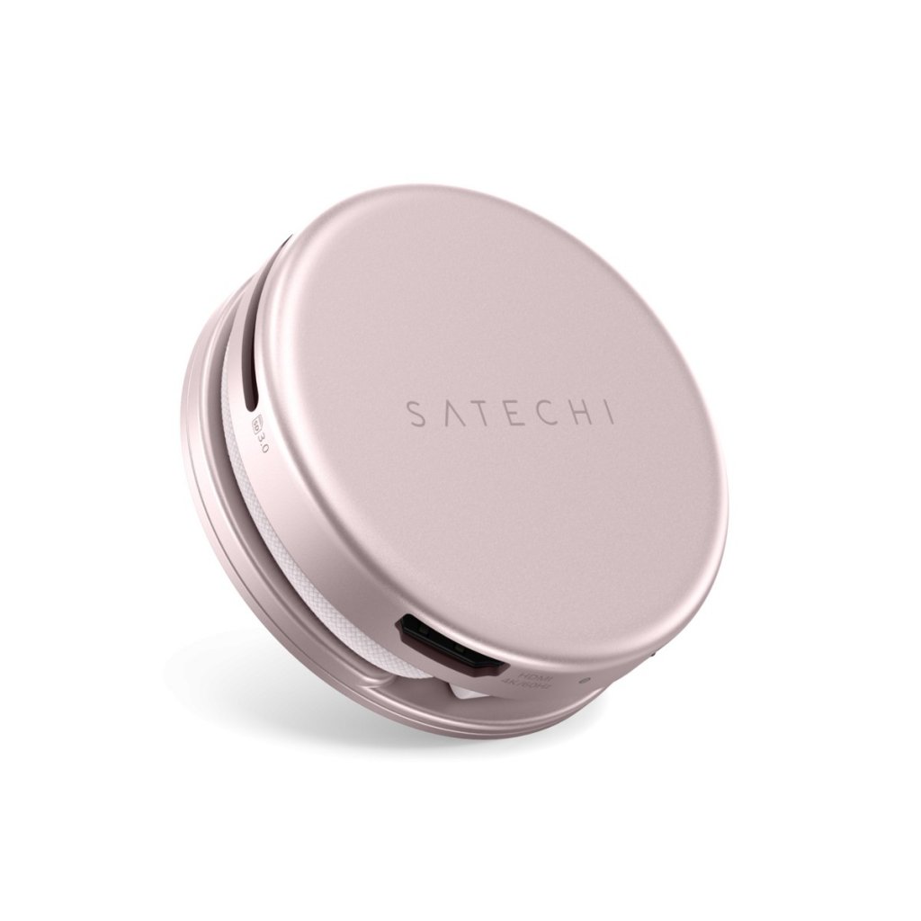 Satechi OntheGo 5-in-1 Multiport Adapter USB-hub Blush