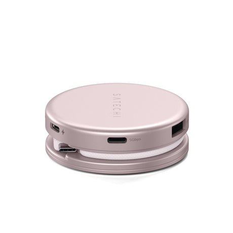 Satechi OntheGo 5-in-1 Multiport Adapter USB-hub Blush