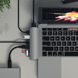 Satechi Type-C Pro Hub-adapter Space Gray
