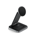 Satechi Trådløs Oplader 2-i-1 Foldbar Qi2 Wireless Charging Stand MagSafe
