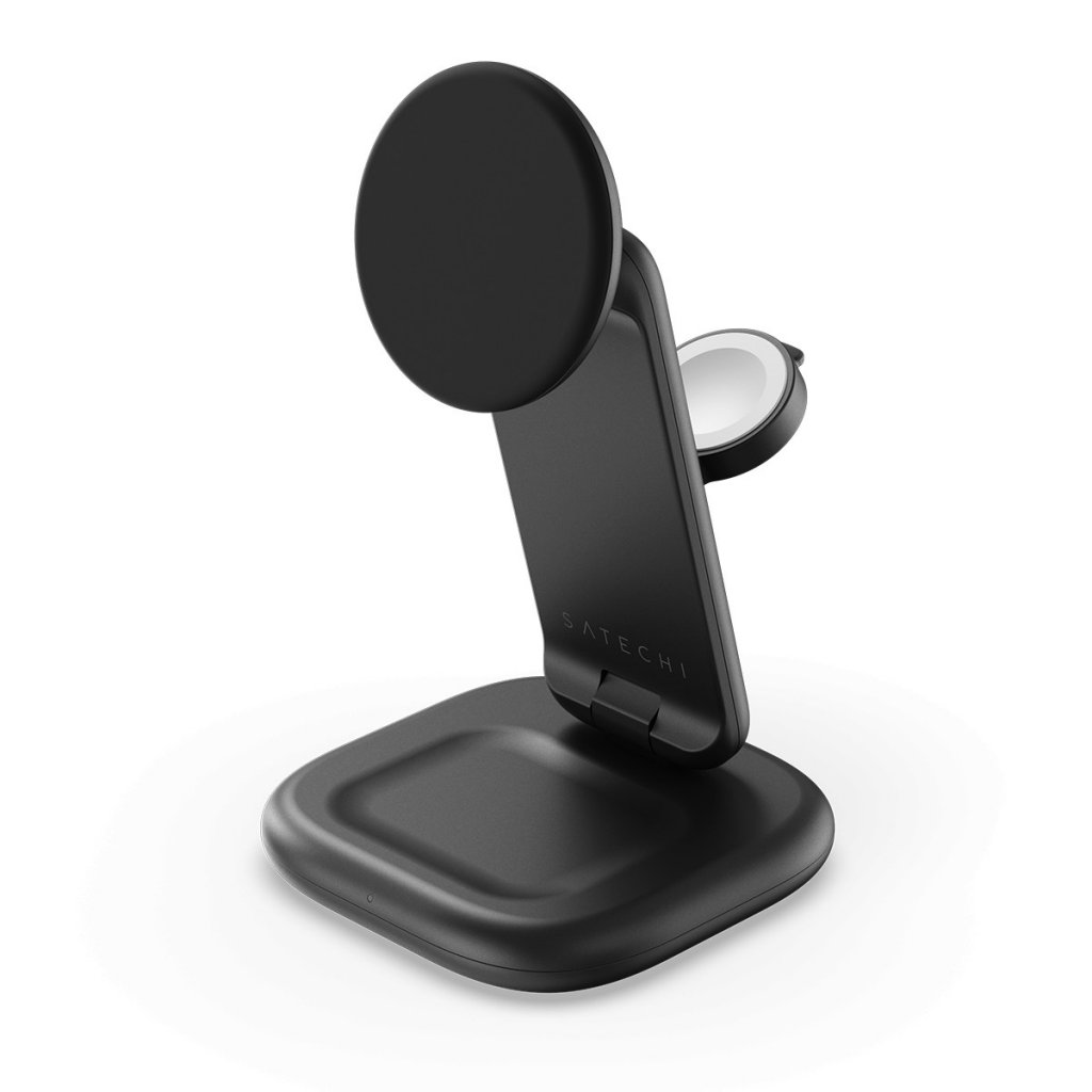 Satechi Trådløs oplader 3-in-1 Foldable Qi2 25W Sort