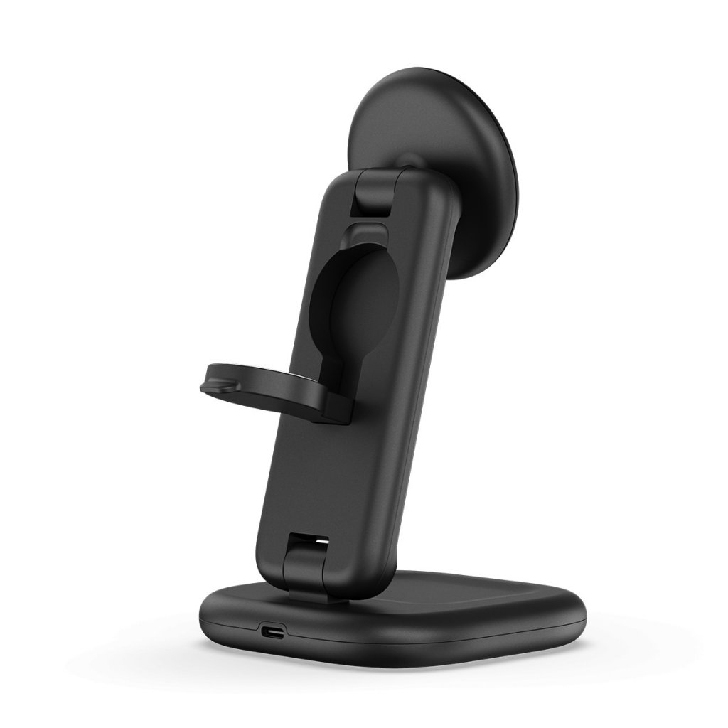Satechi Trådløs oplader 3-in-1 Foldable Qi2 25W Sort