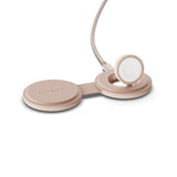 Satechi On-the-Go 2-i-1 trådløs oplader Desert Rose