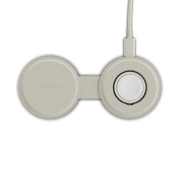 Satechi OntheGo 2-i-1 trådløs oplader Sand