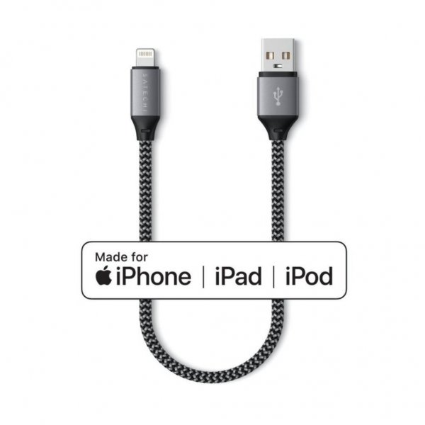 Satechi USB-A til Lightning-kabel 25 cm