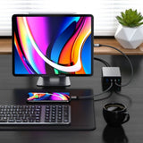 Satechi 100W GaN PD rejseoplader med dobbelte USB-C og USB-A porte