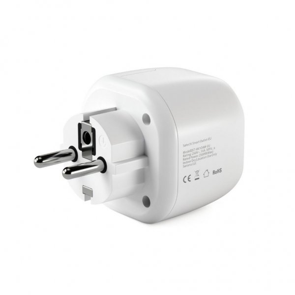 Satechi Homekit Smart Outlet Kontakt Hvid