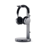 Satechi Aluminiumstativ til hovedtelefoner med indbygget USB-hub Space Grey
