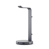 Satechi Aluminiumstativ til hovedtelefoner med indbygget USB-hub Space Grey