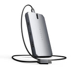 Satechi USB-C On-the-Go Multiport-adapter Space Gray