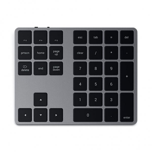 Satechi Trådløst Udvidet Numerisk Tastatur Space Gray
