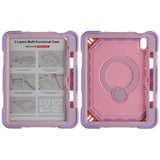 iPad 11 (A16)/iPad 10.9 (gen 10) Cover med stativ og Håndstrop Lyserød Lilla