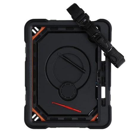 iPad 11 (A16)/iPad 10.9 (gen 10) Cover med stativ og Håndstrop Sort