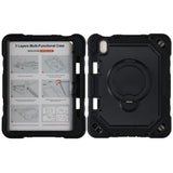 iPad 11 (A16)/iPad 10.9 (gen 10) Cover med stativ og Håndstrop Sort
