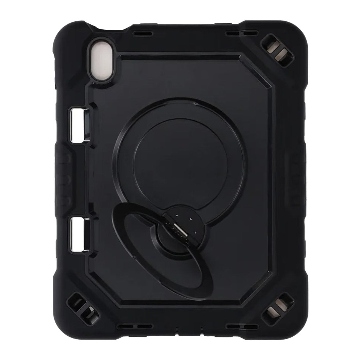 iPad 11 (A16)/iPad 10.9 (gen 10) Cover med stativ og Håndstrop Sort