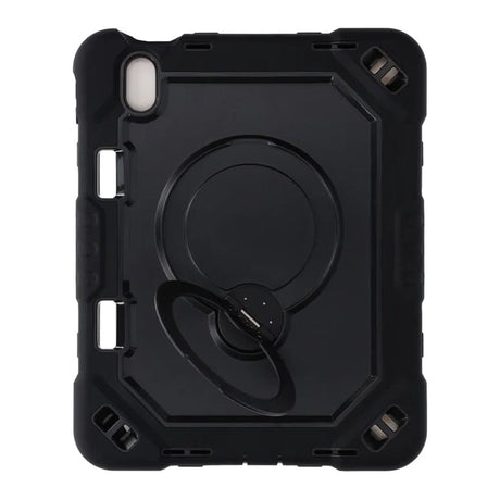 iPad 11 (A16)/iPad 10.9 (gen 10) Cover med stativ og Håndstrop Sort