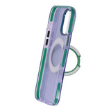 iPhone 16 Pro Cover med roterbart stativ Lilla