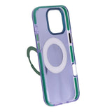 iPhone 16 Pro Cover med roterbart stativ Lilla