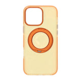 iPhone 16 Pro Max Cover med roterbart stativ Orange