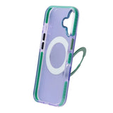 iPhone 17 Cover med roterbart stativ Lilla