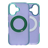 iPhone 17 Cover med roterbart stativ Lilla