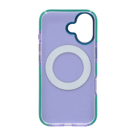 iPhone 17 Cover med roterbart stativ Lilla