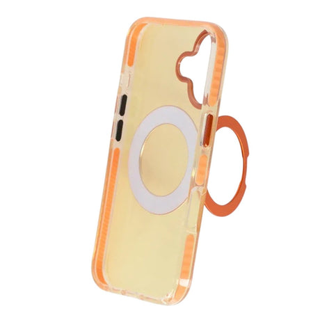 iPhone 17 Cover med roterbart stativ Orange