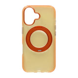 iPhone 17 Cover med roterbart stativ Orange