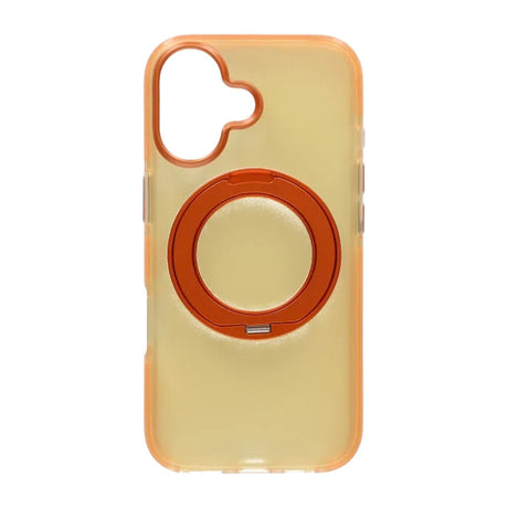 iPhone 17 Cover med roterbart stativ Orange