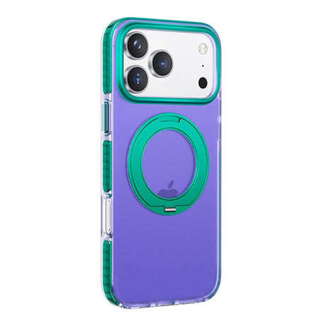 iPhone 17 Pro Cover med roterbart stativ Lilla